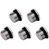 Vjsujehgy 5X Scuba Diving 1St Stage Regulator High Pressure Port Plug Scuba Diving Parte di Ricambio
