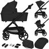 LIONELO Carmine Passeggino Trio 3 in 1 per Bambini 0-4 Anni fino a 22 kg