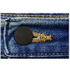 WhollyCoveredButtons Le coperture per bottoni impediscono ai fori della camicia, confezione da 4, 6 e 12, nero e trasparente, grandi