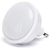 VoltShine Luce notturna a LED con sensore, regolabile da 3000 K a 6500 K. Fornisce un'illuminazione morbida e accogliente, ideale per qualsiasi stanza e per creare un ambiente sicuro di notte.