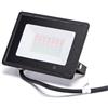 VoltShine Proiettore LED RGB Die-Cast Nero 30W: Illumina i tuoi spazi con questo moderno proiettore, che unisce efficienza energetica e versatilità in un elegante design nero. Ideale per eventi.