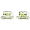 THUN - Set 2 Tazze Grandi con Piattino, Collezione Caffè al Volo10,6x8,7H 450cc D17,6