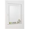 Khome K-home® Tenda plissettata adesiva, colore bianco, protezione dalla luce, larghezza 30 x altezza 130 cm