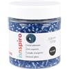 INNSPIRO Roccia in vetro rotondo argento blu ciano 3,8 mm. 6/0 120 g.