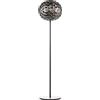 Kartell Planet Lampada da Terra, H. 130 cm, Dimmerabile, Fume