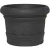 Siena Garden Norah - Vaso per Piante, Colore: Nero Granito