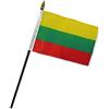 Flags Importer FlagsImp Bandiere Standard di qualità, Bandiera della Lituania, 10,2 x 15,2 cm