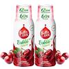 FruttaMax Sciroppo all'Amarena | Meno Zucchero | 60% Frutta Vera | Compatibile con Gasatori - 2 x 500ml