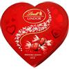 Lindt Lindor Heart - Scatola per cioccolatini al latte e tartufi, circa 16 palline, 200 g, con un ripieno di fusione liscia, regalo ideale per San Valentino per lui o lei