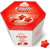Generico Confetti Étoile Sucré Rosso Stelline di Cioccolato Bianco Confettate con Cristalli di Zucchero, Pirottini Inclusi, Ideali per Nascita, Battesimo, Baby Shower, Confettata e Bomboniere per crispo 500g