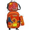 CYPBRANDS Set Zaino Set Zaino Unisex Bambini, arancione, Medio, Casual