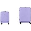 WENGER Sykon Set di 2 Valigie, Bagaglio a Mano S + Valigia da Viaggio L, Guscio Rigido, 35 (45) l + 103 (120) l, Scomparto per Laptop e Tablet