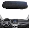 EHWLFVX Tappetino Copri Cruscotto Per Jeep Per Compass 2021-2024 Parasole Per Cruscotto Auto Tappetino Antiscivolo Anti-UV Coche Cubierta Tablero(Left -Black)