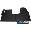 W-Parts TAPPETI - TAPPETINI IN GOMMA 3D TPE NERI PER OPEL VIVARO B DAL 2014 AL 2019