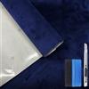 NewL Nastro in Tessuto Velluto Elastiche Autoadesive per Riparazione e Modifica Fai-da-Te Interni Auto, Cruscotto, Rinnovo Adesivi in Pelle (Blu Imperiale, 30cm x 150cm)