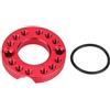 Yctze Carburatore Collettore di Aspirazione Giradischi, 28mm CNC Regolatore Carburatore Carburatore Collettore di Ingresso Piastra Runner sostituzione per Pit Dirt Bike(Rosso) per Pia