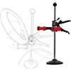 AutoSolo Supporto Volante Regolabile 42 cm (16,5 poll) Universale - Ferma Volante per Auto, Camion e SUV con Attuatore a Molla