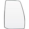 WUPEDI Specchietto retrovisore esterno riscaldato lato guida destro, for Ford Transit Custom dal 2012 in poi BK2117K740BB 1766584 lente a specchio convessa