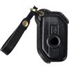 HIBEYO Custodia per chiave per moto, adatta per BMW R1250GS R1200GS C400gt F750GS F850GS K1600B K1600GT R1200RS R1200RT F900R F900XR Custodia portachiavi in pelle nera