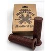 IGUANA CUSTOM CLOTHES IGUANA CUSTOM - Manopole in gomma per moto IGUANASKIN (Cioccolato, 7/8 (22mm))