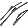 CMLGWL Automotive Tergicristalli per C4 Cactus 2014 2015 2016 2017 2018 2019 2020 26 +18 + 10 3PCS Anteriore Posteriore Tergicristallo Parabrezza Finestra Accessori Tergicristallo Auto