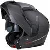 Generico Casco Modulare Moto Scooter Scotland Force 2.1 Titanio Taglia M con visiera interna parasole a scomparsa