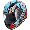 BI ESSE Casco da moto integrale Casco di sicurezza stradale veloce Unisex Adulto Cool Rider Biker Sport Crash Helmet Equipment Quattro stagioni Biker Road Helmet