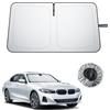 BIBIBO Compatibile con BMW serie 3 G20 i3 G28 2018-2025 protezione solare, protezione dai raggi UV, parasole per auto, in tessuto antipiega, interno parasole, parabrezza BMW serie 3 G20
