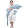 Kekeso Giocattoli Di Peluche Delfino Giocattoli Morbidi Di Peluche Che Abbracciano Il Cuscino Bambole Delfino Per Le Ragazze Dei Bambini Che Dormono Cuscino Regalo (50cm/19.68in, Grigio)
