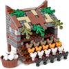 TRavesty MOC Farm - Set di mattoncini da costruzione, per pollaio fai da te, modellini per pollaio e animali, per adulti e adolescenti