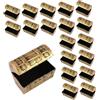 LRXIYODE 32pezzi Forziere Mini Stile Pirata Vintage Scrigno Portatile per Ragazzo Ragazza Organizzatore di Gioielli Piccolo Decorazione di Compleanno Festa Casa delle Bambole