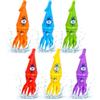 TK Gruppe Timo Klingler - Anelli da Immersione per Bambini e Adulti - Piscina - Giocattoli Acquatici per Giochi subacquei - Anelli e Bastoncini da Immersione (6 Calamari)