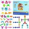 Rosedreamer Montessori Giocattolo a ventosa per bambini, 50 pezzi, giocattoli Montessori a partire dai 3 anni, tettarella sensoriale in silicone, giocattolo per bambini di 3-8 anni