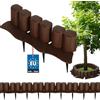 KOTARBAU® Palizzata da giardino, 100 mm x 3,02 m, per delimitare prati e marciapiedi (marrone)