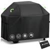 Flintronic Copertura Barbecue da Esterno, Copri barbecue da Esterno Impermeabile, Telo Protettivo per BBQ Grill 210D Oxford, Copertura BBQ Antistrappo e Resistenti ai Raggi UV (145x117x61cm)