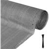 Izrielar Rete ombreggiata 1,5 x 20 m,150 g/m HDPE, Recinzione Rete Ombreggiante, Rete ombreggiata, Protezione dal Vento, Antracite