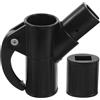 UKCOCO Accessori per Ombrellone Parasole Banana Stabilizzatore in Plastica Nero, Meccanismo Scorrevole per Giardino e Esterno, Facile Regolazione e Resistenza al Vento