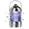 Eznaobo Lampada anti-zanzara esterna, dispositivo anti-zanzara per campeggio con luce LED, lampada anti-zanzara ricaricabile, 4000 mAh pieghevole per esterni interni (grigio)