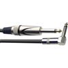 Stagg SGC6PL DL Cavo Pro-Serie per Strumenti Musicali da Jack 6,3 mm a Jack 6,3 mm, con Angolo - Deluxe, 6m, Nero