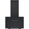 Exquisit Cappa aspirante 60 cm, funzionamento touch, controllo gestuale, filtro grasso metallico, illuminazione a LED, aria di scarico, ricircolo, KFD603-120 nero opaco