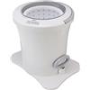 Halearo Macchina di Disidratazione Manuale Portatile per la Disidratazione dei Vestiti, Alta velocità 2500 Giri/min per Uso in Dormitorio, Design Ergonomico, Cestello Staccabile (Bianco)