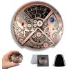 UD UNIQUE DICE Dadi Unici per Roulette in Metallo - Set di Dadi Meccanici per DND Roller D&D, Steampunk Retrò Spinner D20 All in One - D6, D8, D10, D12 per Dungeons and Dragons TRPG