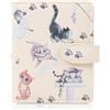 Shag Wear SHAGWEAR Grazioso portafoglio, piccolo portafoglio carino per ragazze, spazioso con cerniera e scomparto per monete (design gatto)