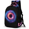 WECECE Zaino per Computer Swirls 3D Print Ragazza Classe 9 Borsa Scolastica 1192 Studenti 11-15 Anni Cartella Scolastica Classe 7-9, Backpack Regalo Compleanno Leggero Resistente