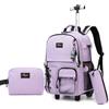 HTgroce Trolley Scuola Bambina Elementare Zaino Scuola Media Bambina Zaino Scuola Trolley Zaino Bambina Zaino con Ruote Scuola Viaggio