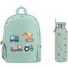 Tutete Set Zaino Scolastico e Borraccia Acciaio Inossidabile 750 ml BPA | Trucks