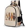 WECECE Zaino per Computer Little Yellow Duck Ragazzo Classe 8 Zaino Scuola Animal Theme Ragazza 11-15 Anni Cartella Studenti Uso Quotidiano, School Bag Viaggio Rientro Scuola