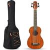 MUSOO Ukulele Basso Mini Acustico 76,2 cm Ubass Artigianale In Legno Di Acacia Solido