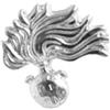 miss divisa Spilla Carabinieri fiamma argento. Pin cm 1 x 1,5