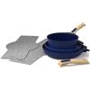 COOKUT KIT CUCINA CON MANICO AMOVIBILE MIRTILLO MJABC